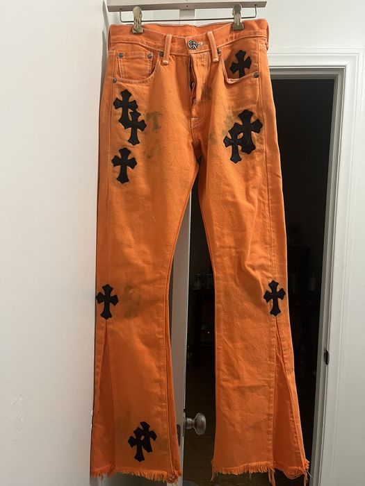 Chrome hearts x store off white jeans