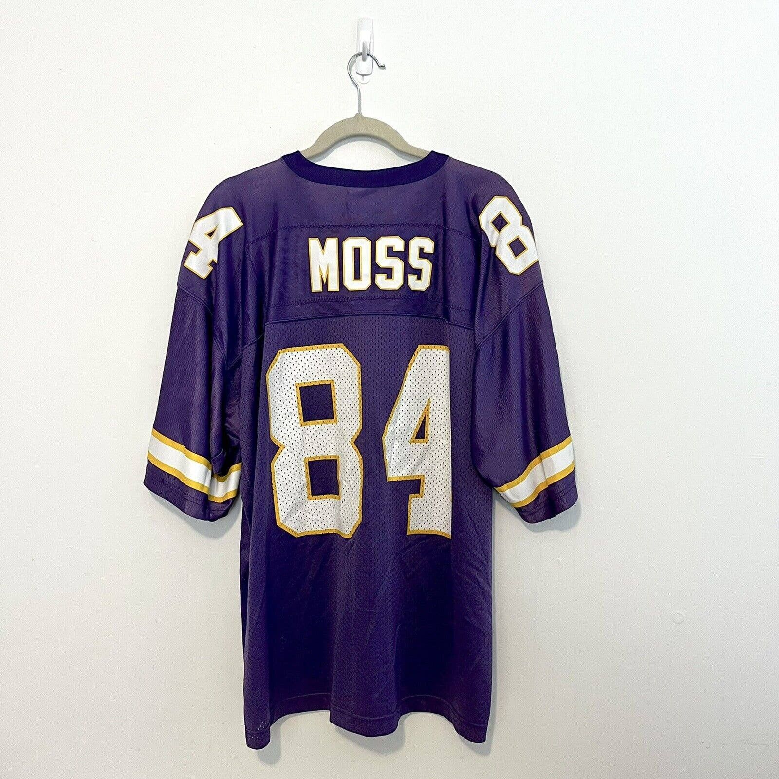 Minnesota Vikings Randy Moss #84 Vintage 90s Starter NFL Football Jersey 54  2XL