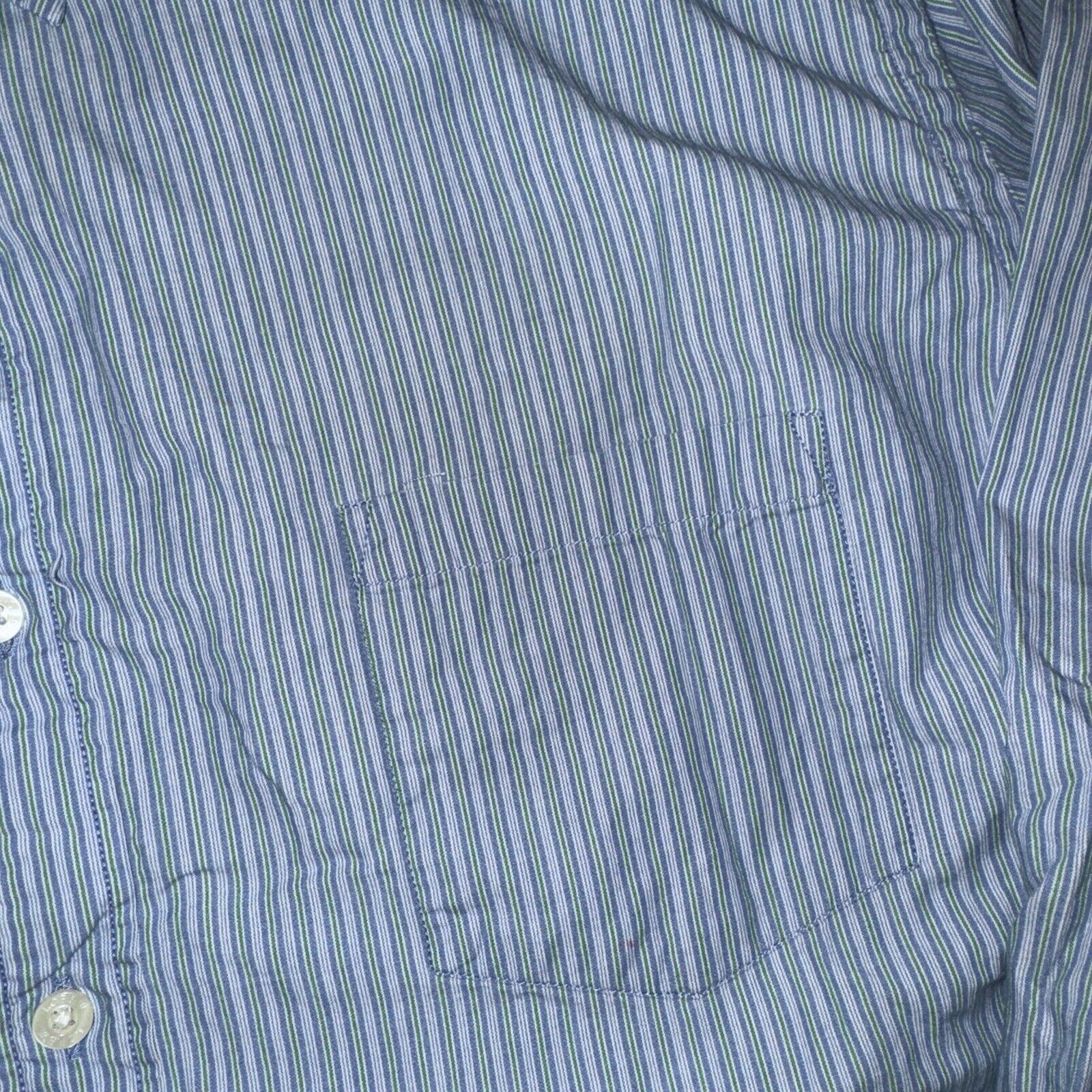 J.Crew J.Crew Tailored Fit Washed Casual Long Sleeve Shirt Blue XL Size US XL / EU 56 / 4 - 4 Thumbnail