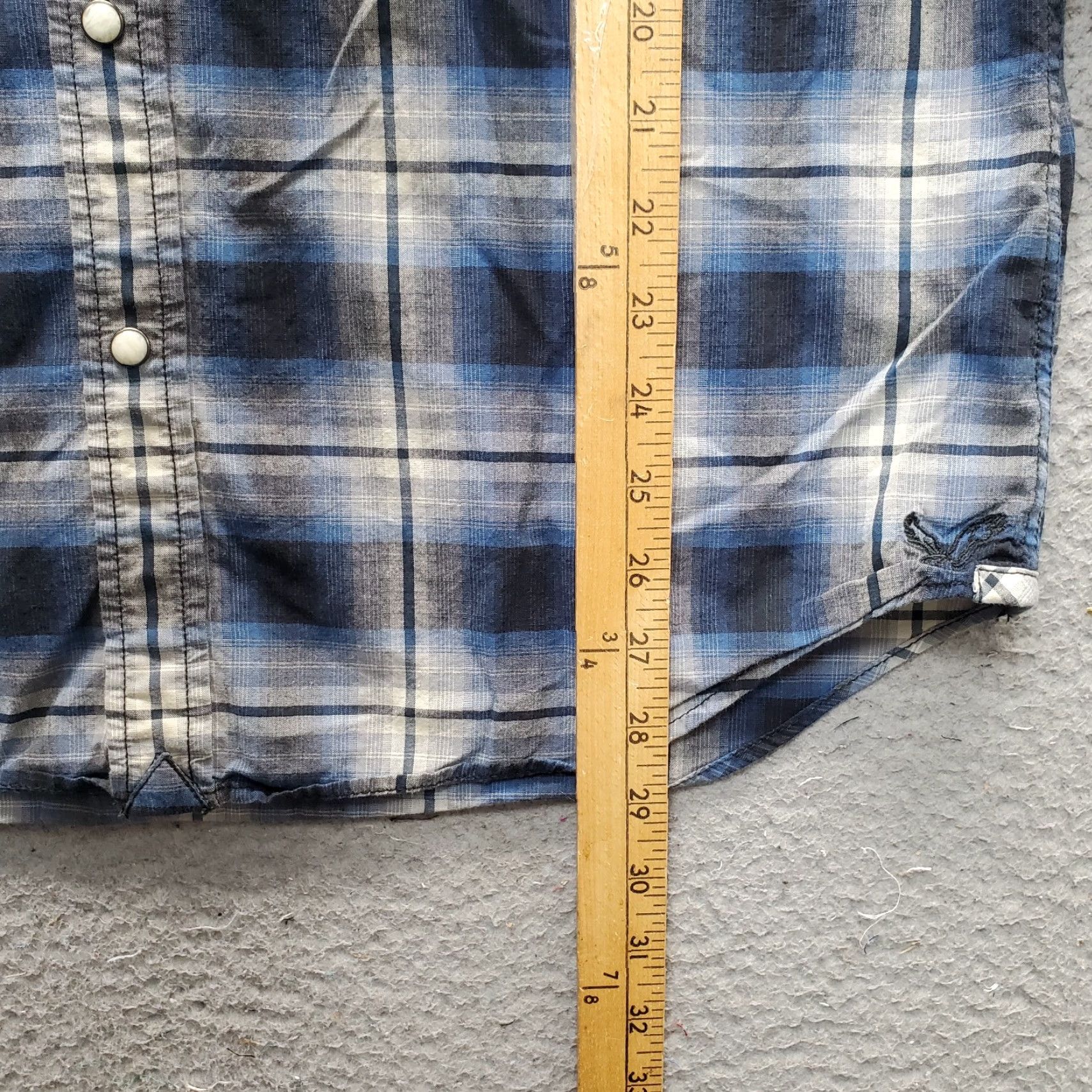 American Eagle Outfitters American Eagle Outfitters Western Shirt Mens L Plaid Vintage Pearl Snap Size US L / EU 52-54 / 3 - 3 Thumbnail