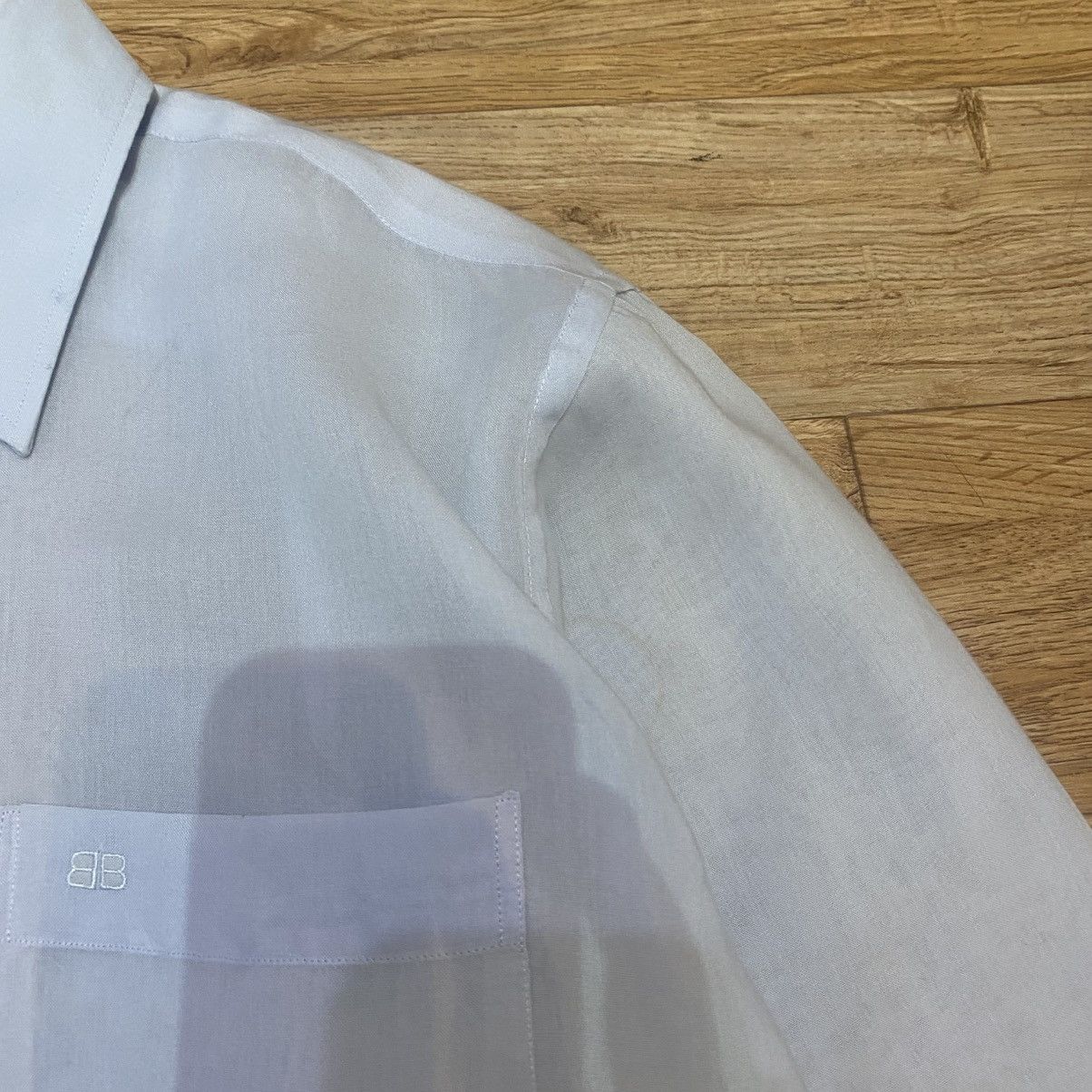 Balenciaga 1990s Vintage Balenciaga Button Up Shirt Size US L / EU 52-54 / 3 - 7 Thumbnail