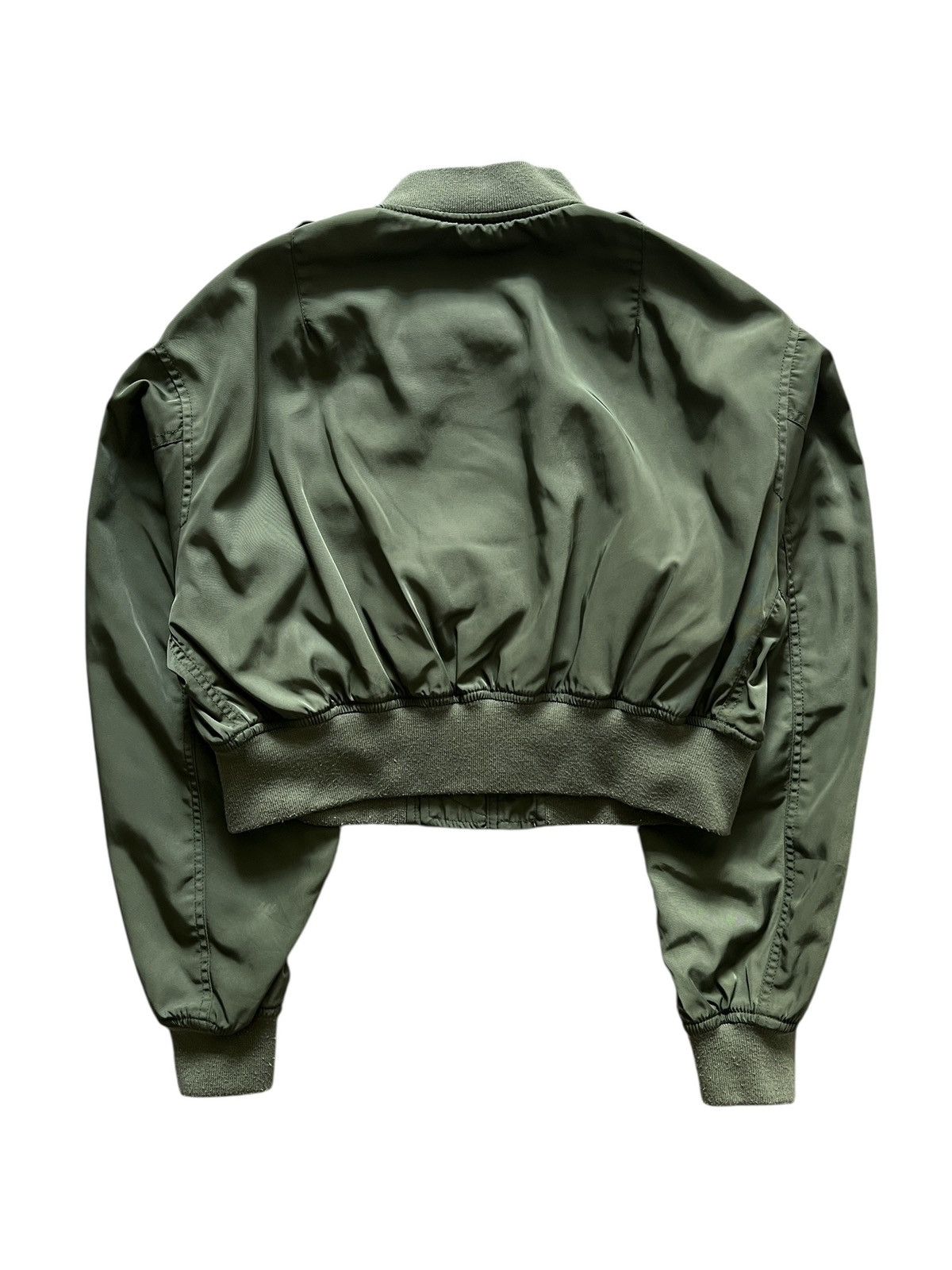 Japanese Brand 2000s SLY Military Cropped Bomber Jacket Size S / US 4 / IT 40 - 2 Thumbnail