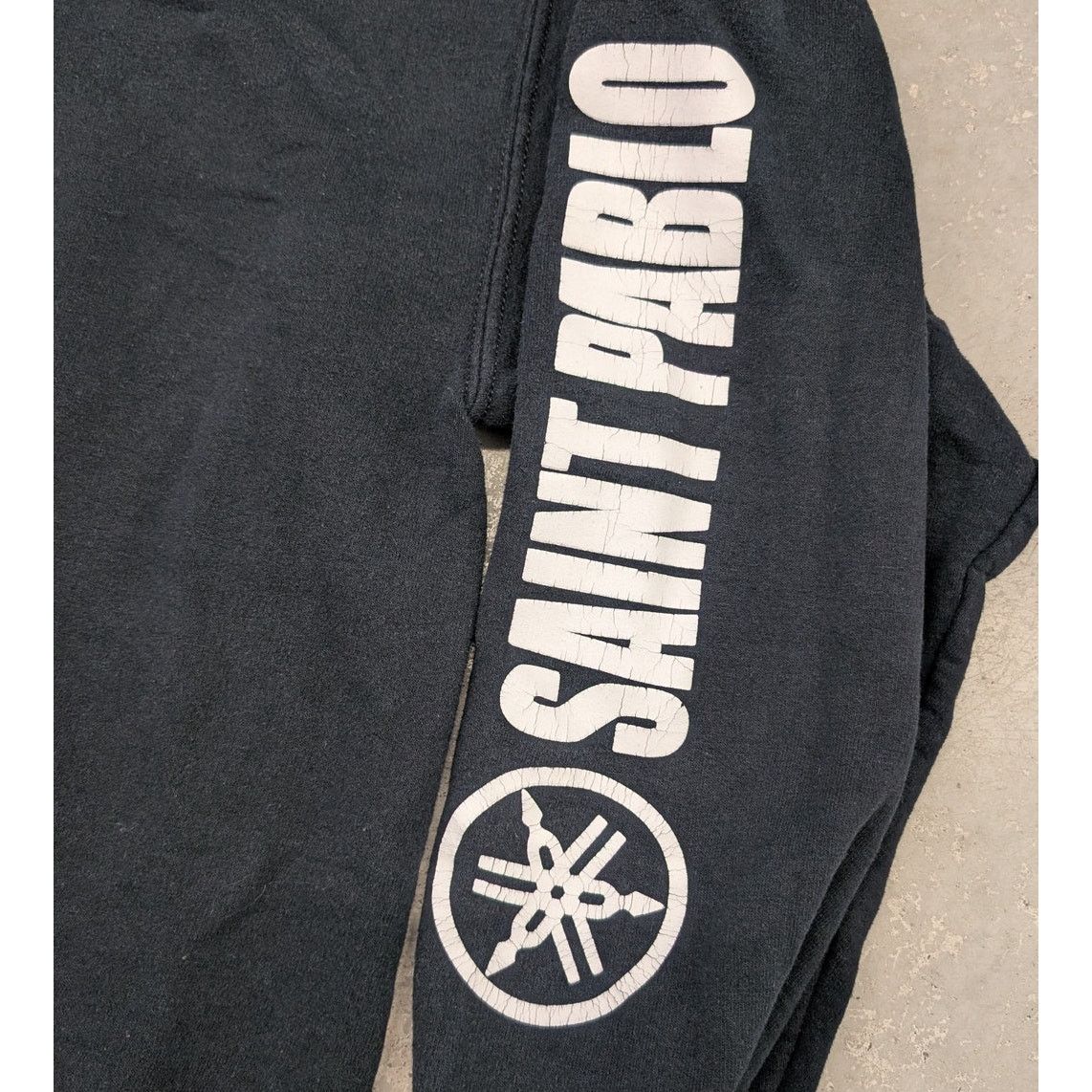 Band Tees × Gildan Kanye West Saint Pablo Tour Black & White Hoodie Size US L / EU 52-54 / 3 - 4 Thumbnail