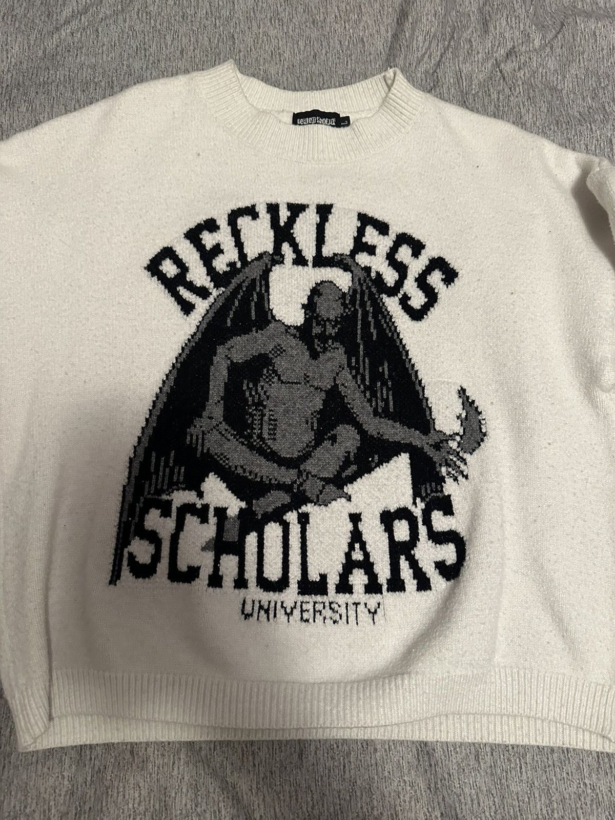Reckless Scholars × Vintage Reckless Scholars Knit Size US M / EU 48-50 / 2 - 2 Thumbnail
