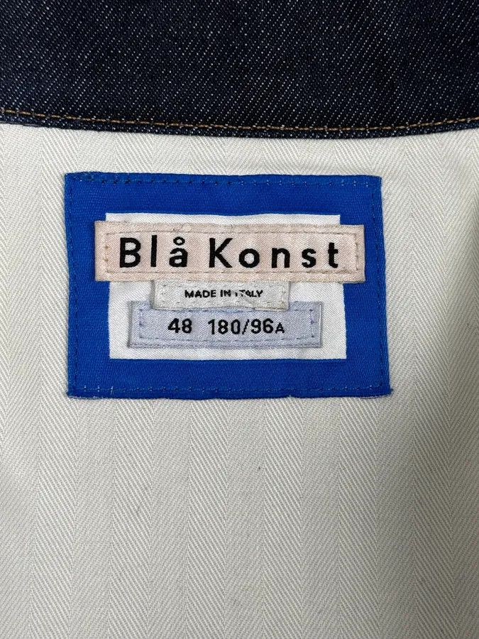 Acne Studios Acne Studios Bla Konst Pass Indigo Navy Brut Denim Jacket Size US M / EU 48-50 / 2 - 11 Thumbnail