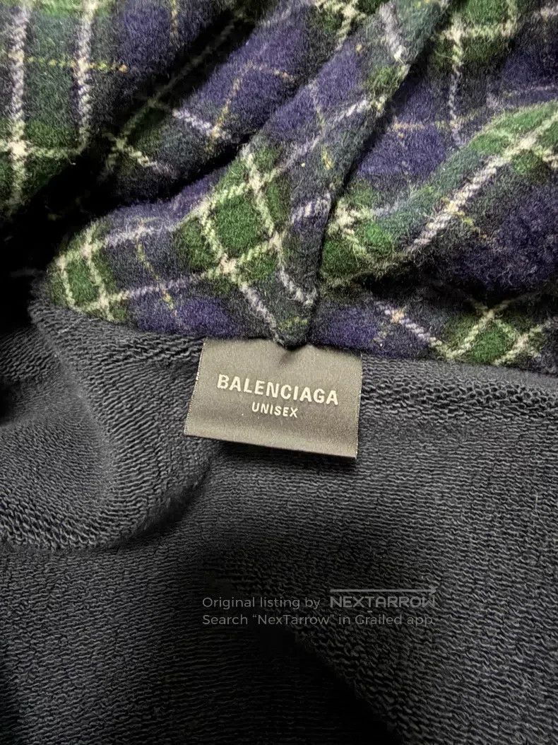 Balenciaga Balenciaga Scarf hooded faux two-piece hoodie sweatshirt Size US S / EU 44-46 / 1 - 3 Thumbnail