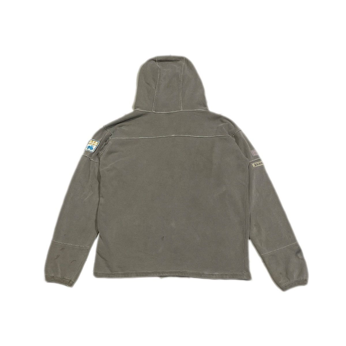 Diesel 🔥Sick Y2K Diesel Frayed Rivet Anorak Hoodie Size US L / EU 52-54 / 3 - 7 Thumbnail