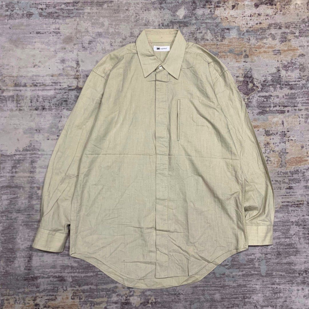 Issey Miyake × Japanese Brand Vintage Sugar Cane Toyo Enterprise Wrinkle shirt Size US L / EU 52-54 / 3 - 1 Thumbnail