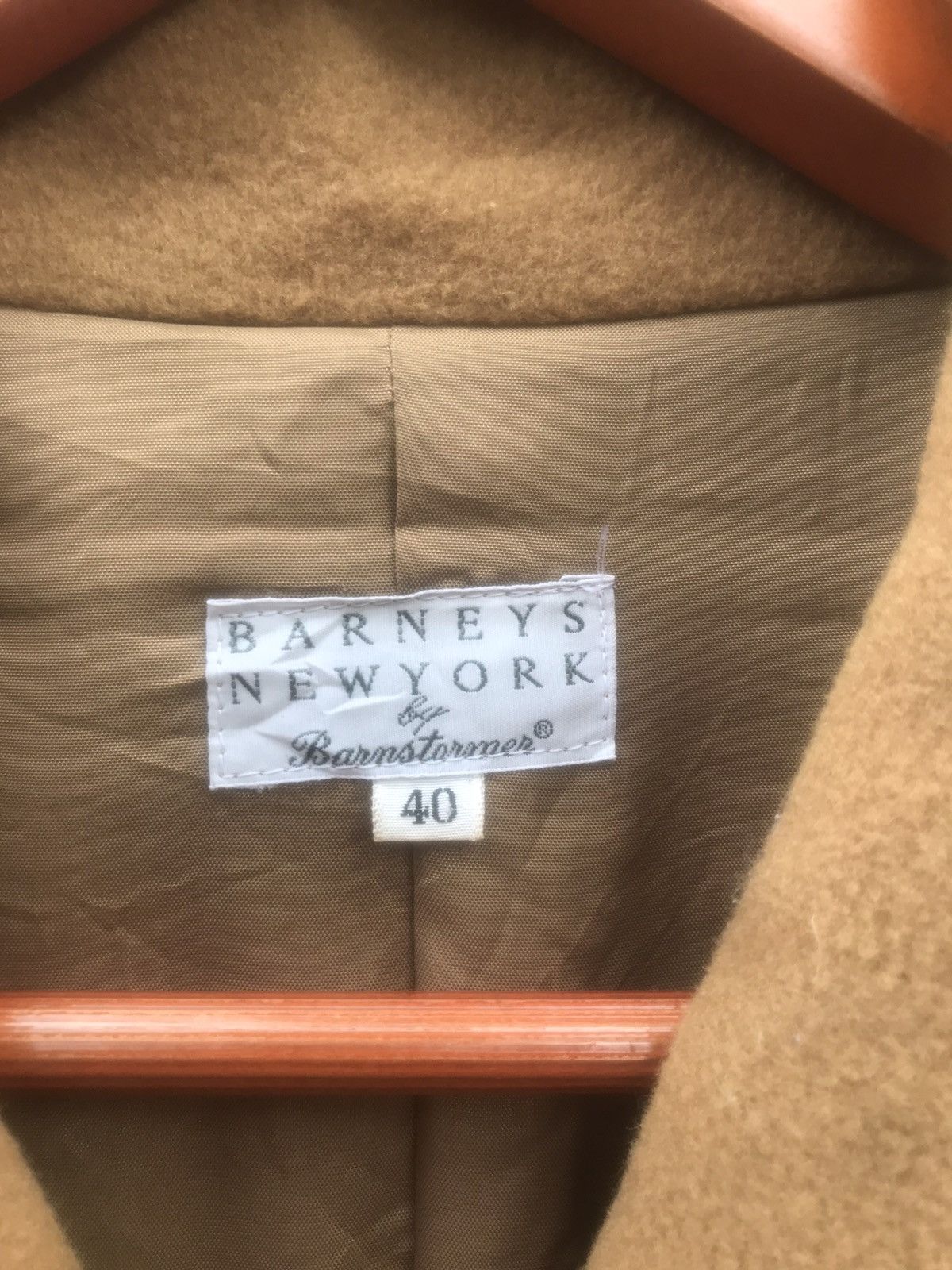 Barneys New York × Vintage Vintage Barneys New York Wool Coat Size S / US 4 / IT 40 - 11 Thumbnail
