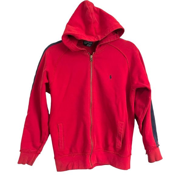 Polo Ralph Lauren Ralph Lauren Hoodie in Red / Blue - Small Size S / US 4 / IT 40 - 13 Thumbnail