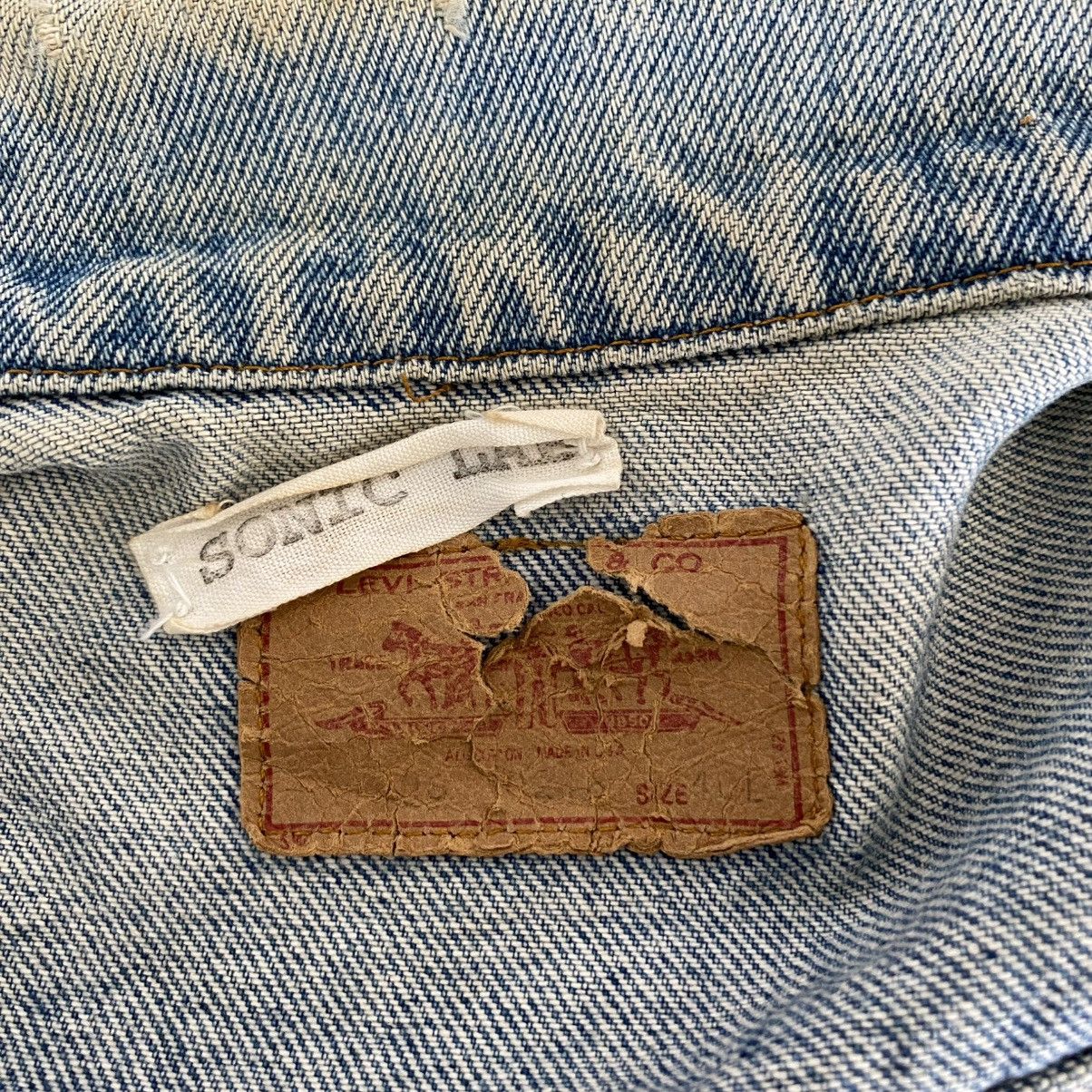 Sonic Lab 80’s Levis X Sonic Lab Reconstructed Panel Trucker Jacket Size US M / EU 48-50 / 2 - 24 Thumbnail