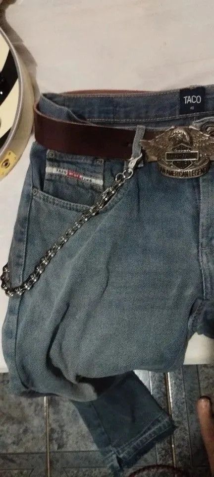 VIBE Punk Rock Unique Bike Chain Pant Size ONE SIZE - 3 Thumbnail