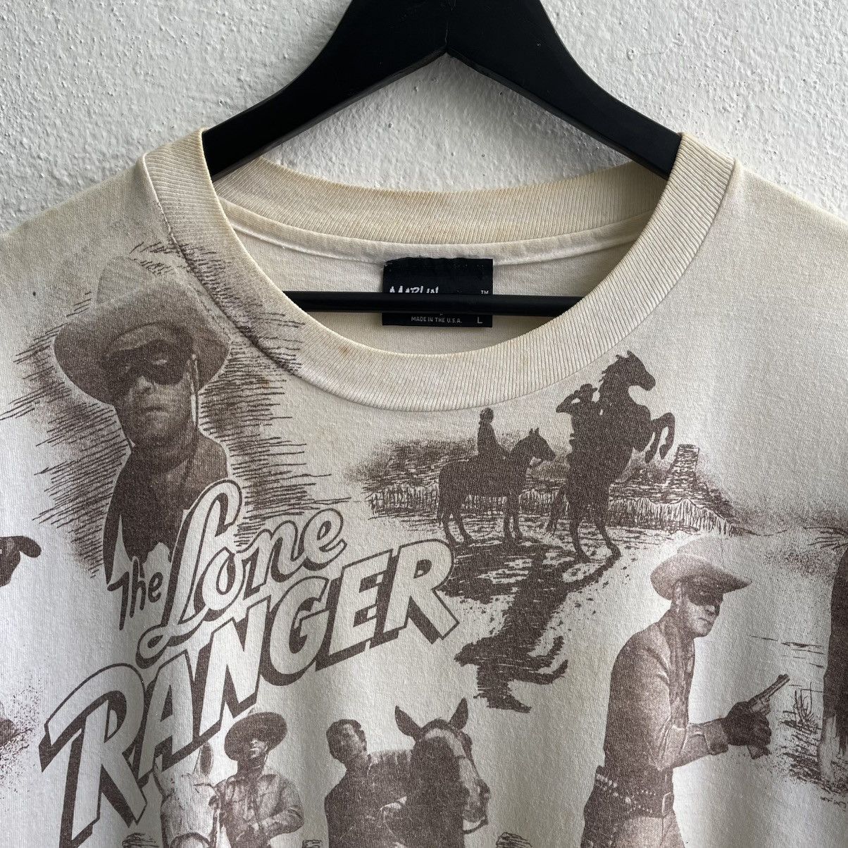 Vintage Vintage 90's Lone Ranger Movie Shirts Size US M / EU 48-50 / 2 - 4 Thumbnail