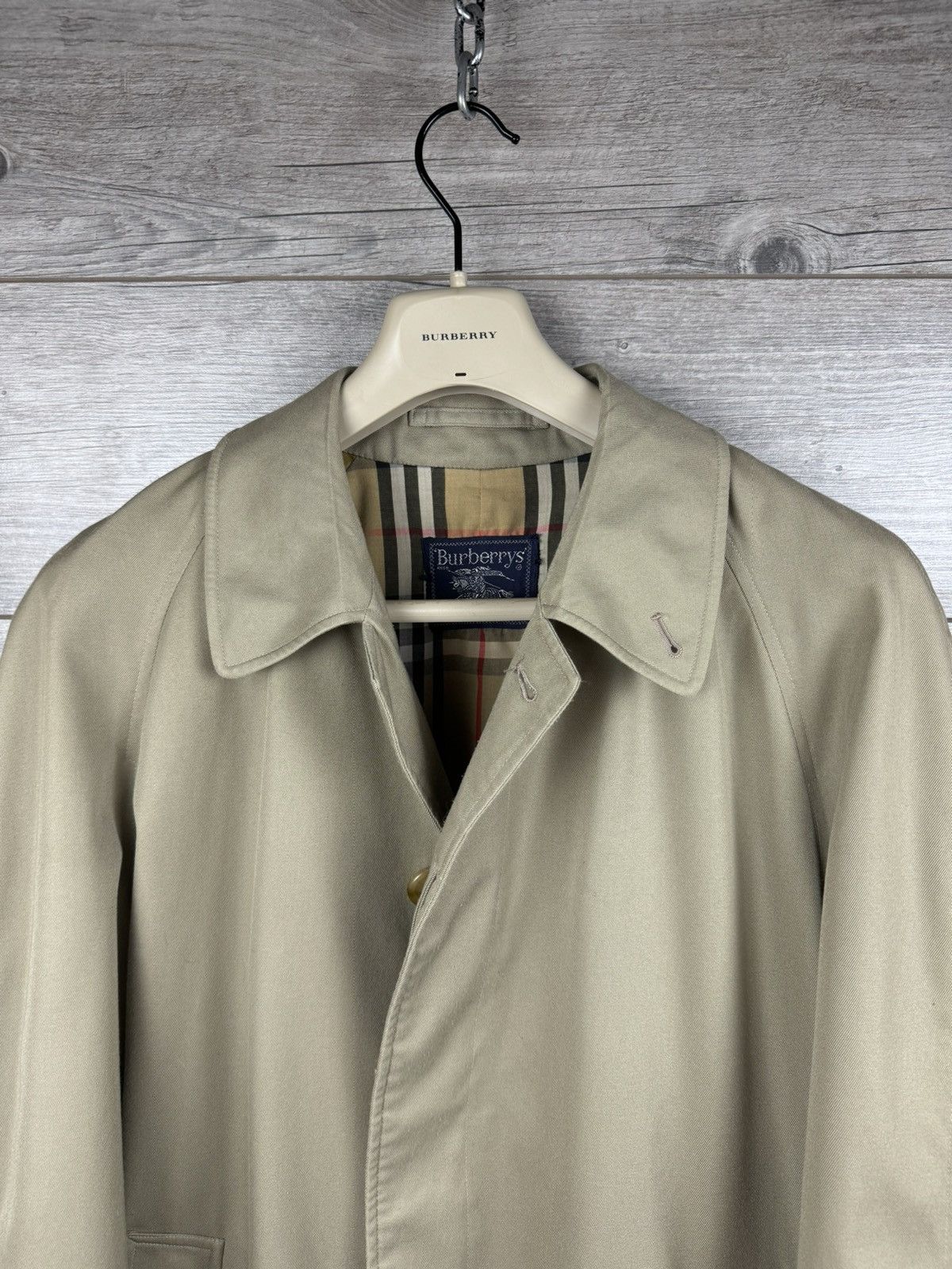 Burberry TRENCH BURBERRYS RARE VINTAGE SIZE 50 MADE IN ENGLAND 🏴󠁧󠁢󠁥󠁮󠁧󠁿 Size US L / EU 52-54 / 3 - 20 Thumbnail