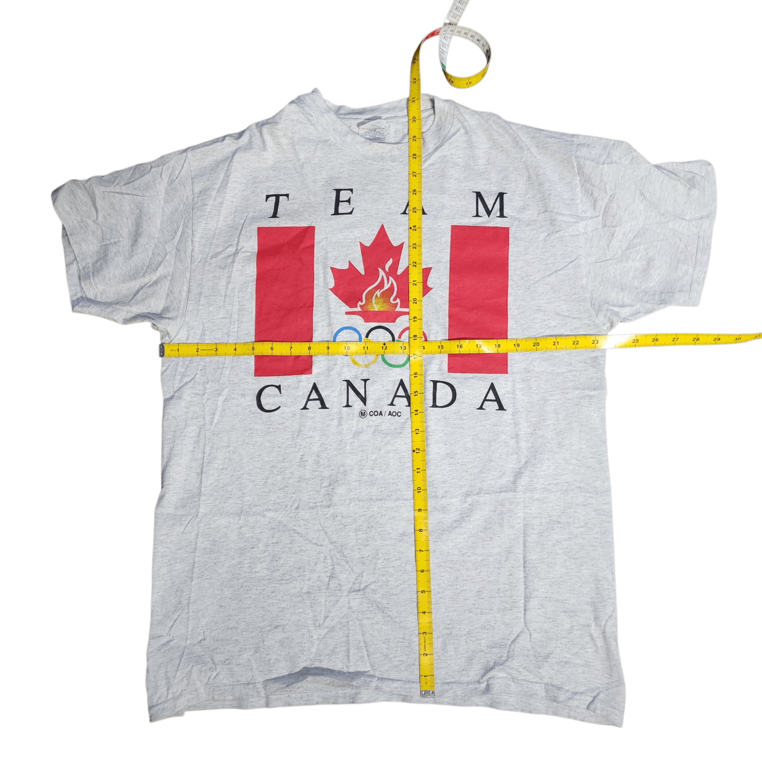 Vintage Rare Vintage 90s Team Canada 🇨🇦 1996 tees Olympic Shirts Size US XL / EU 56 / 4 - 4 Thumbnail