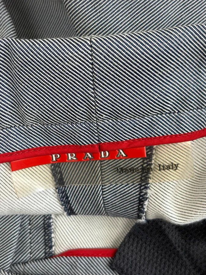 Prada 2000s Prada Light Blue Denim Zip-Leg Pants Size US 34 / EU 50 - 8 Thumbnail