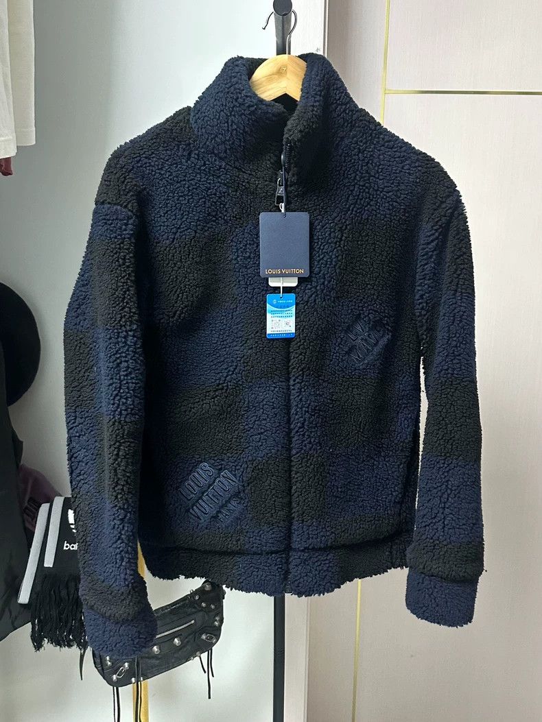Louis Vuitton Louis Vuitton Blue and black checkerboard full logo teddy j Size US XS / EU 42 / 0 - 1 Thumbnail