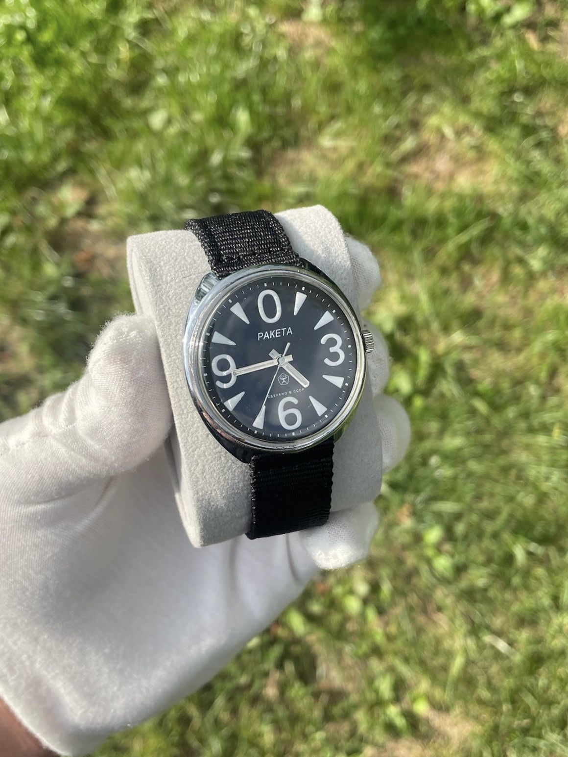 Vintage Vintage Watch Raketa USSR Soviet Mechanical 1980s Size ONE SIZE - 4 Thumbnail