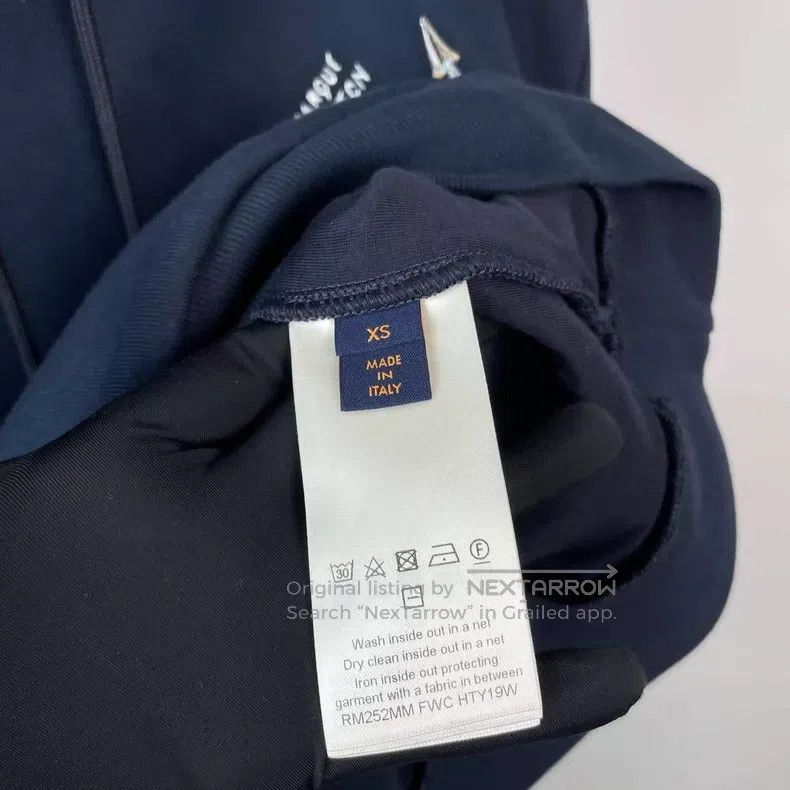 Louis Vuitton Louis Vuitton FW25 sailboat logo embroidered hooded sweats Size US XS / EU 42 / 0 - 5 Thumbnail