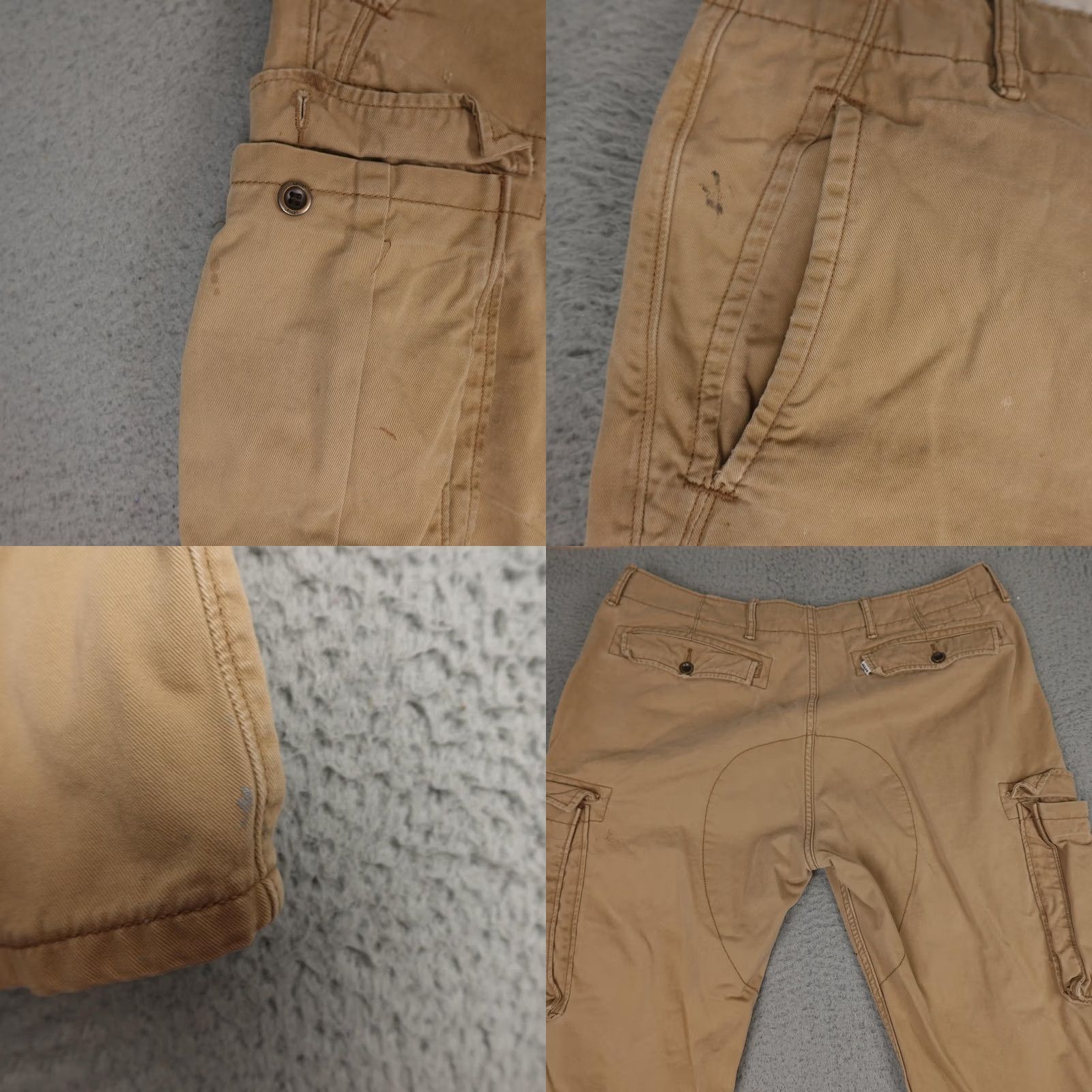Levi's Levi's Pants Mens 36 Khaki Tan Cargo Utility Canvas Workwear Multi Pocket Grunge 90s Size US 36 / EU 52 - 8 Thumbnail