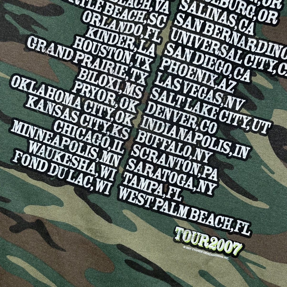 Band Tees × Rothco Poison Camo 2007 Tour Shirt Size US XL / EU 56 / 4 - 5 Thumbnail