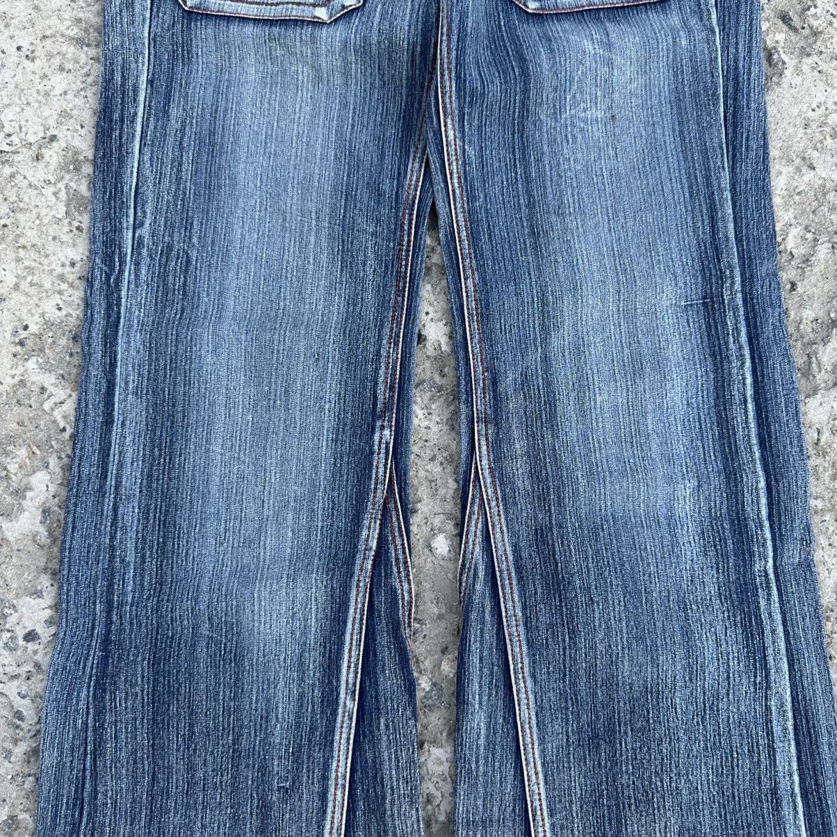 Hypebeast VTG Japanese Style Flare Jeans Size L Y2K 00s USA Size 27" / US 4 / IT 40 - 4 Thumbnail