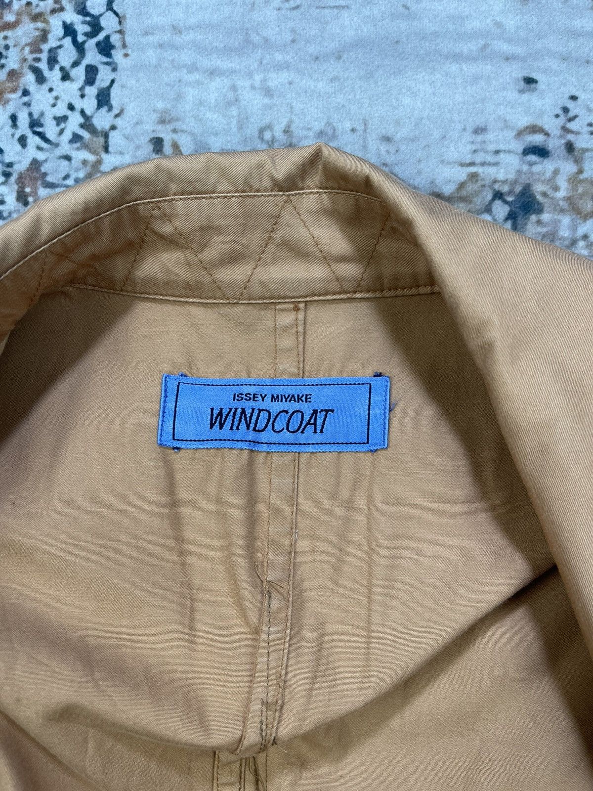 Issey Miyake Vtg 80s Issey Miyake Windcoat Cotton Khaki Coat Size US M / EU 48-50 / 2 - 18 Thumbnail