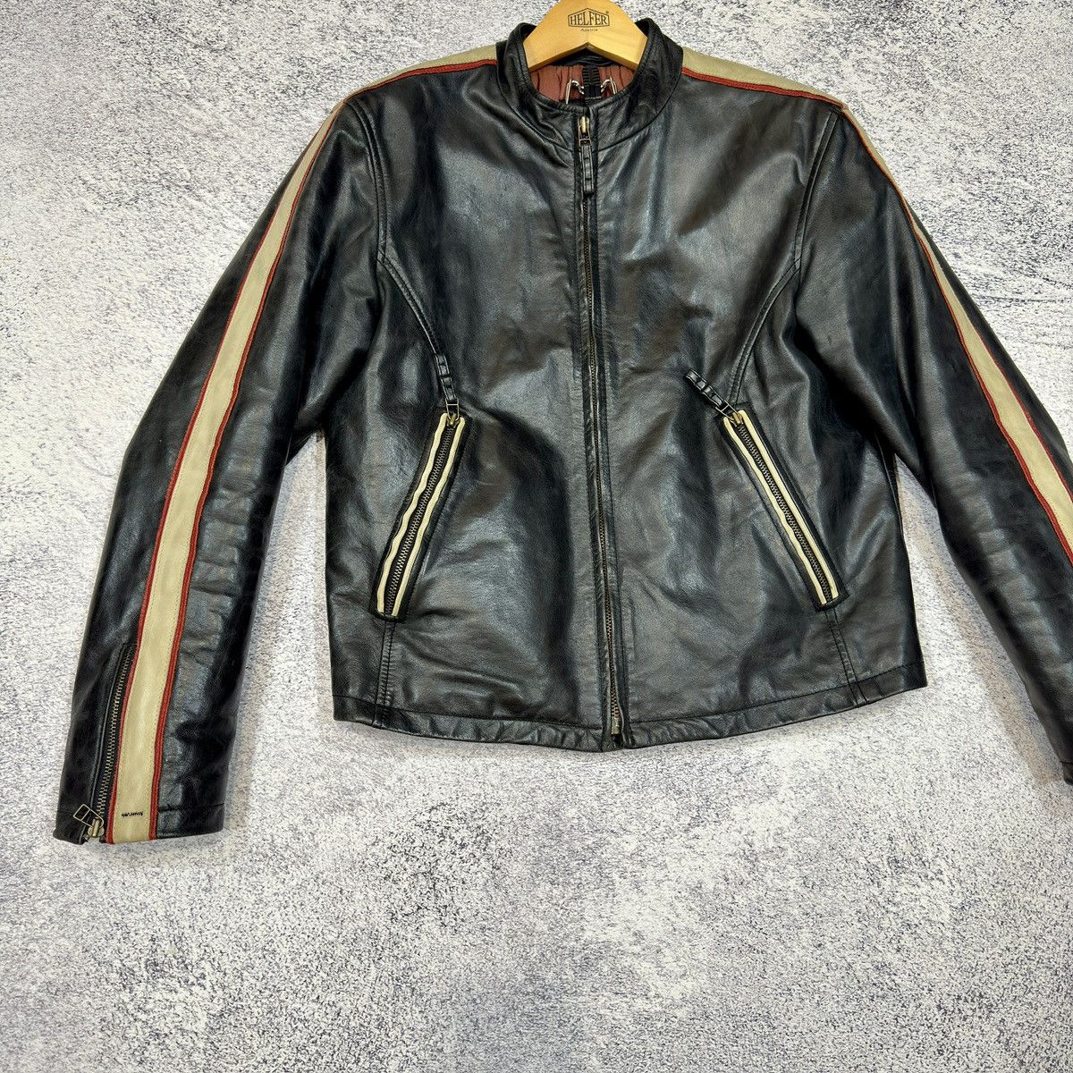 Strellson Strellson Mens Leather Jacket Wool Lining 48 size M Size US M / EU 48-50 / 2 - 2 Thumbnail