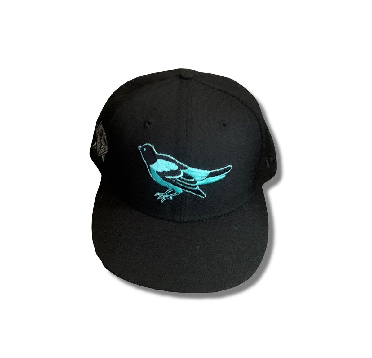 image of 7 5/8 Hat Club Baltimore Orioles OG Midnight Mint in Black, Men's