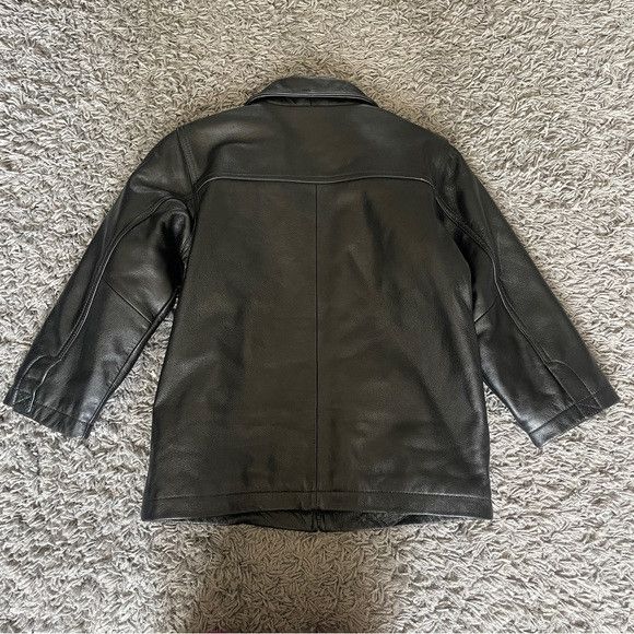 Gap Gap black insulated crop leather jacket Size S / US 4 / IT 40 - 3 Thumbnail