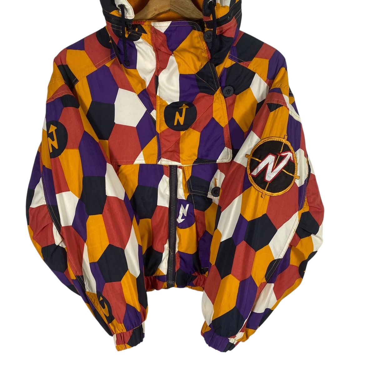 Vintage Vintage Nordica Hoodie Ski Crop Top Jacket Zipper M Size Size M / US 6-8 / IT 42-44 - 7 Thumbnail