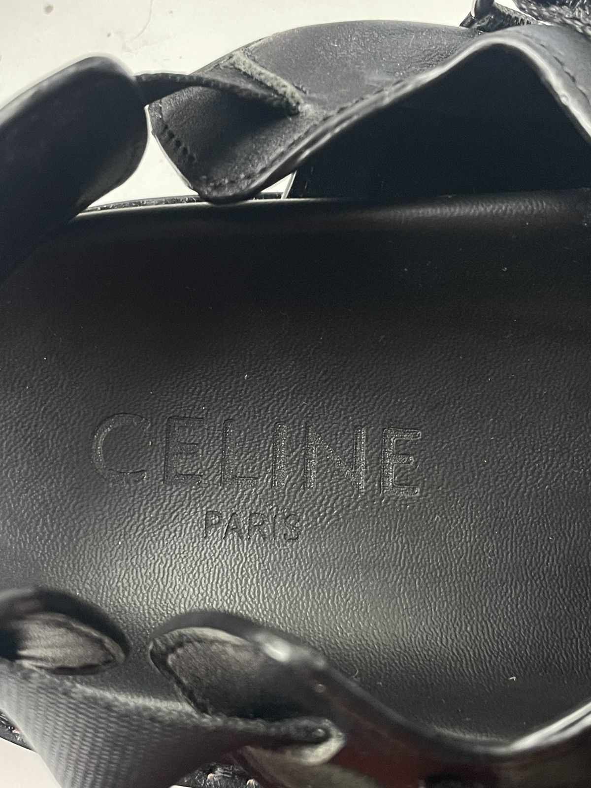 Celine Celine Bulky Black Sandals Women’s Size US 10 / IT 40 - 7 Thumbnail
