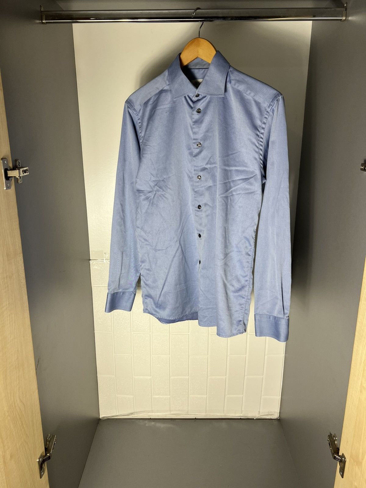 Eton VINTAGE ETON CLASSIC SHIRT ITALIAN DESIGNER CASUAL Y2K 90s Size US M / EU 48-50 / 2 - 7 Thumbnail