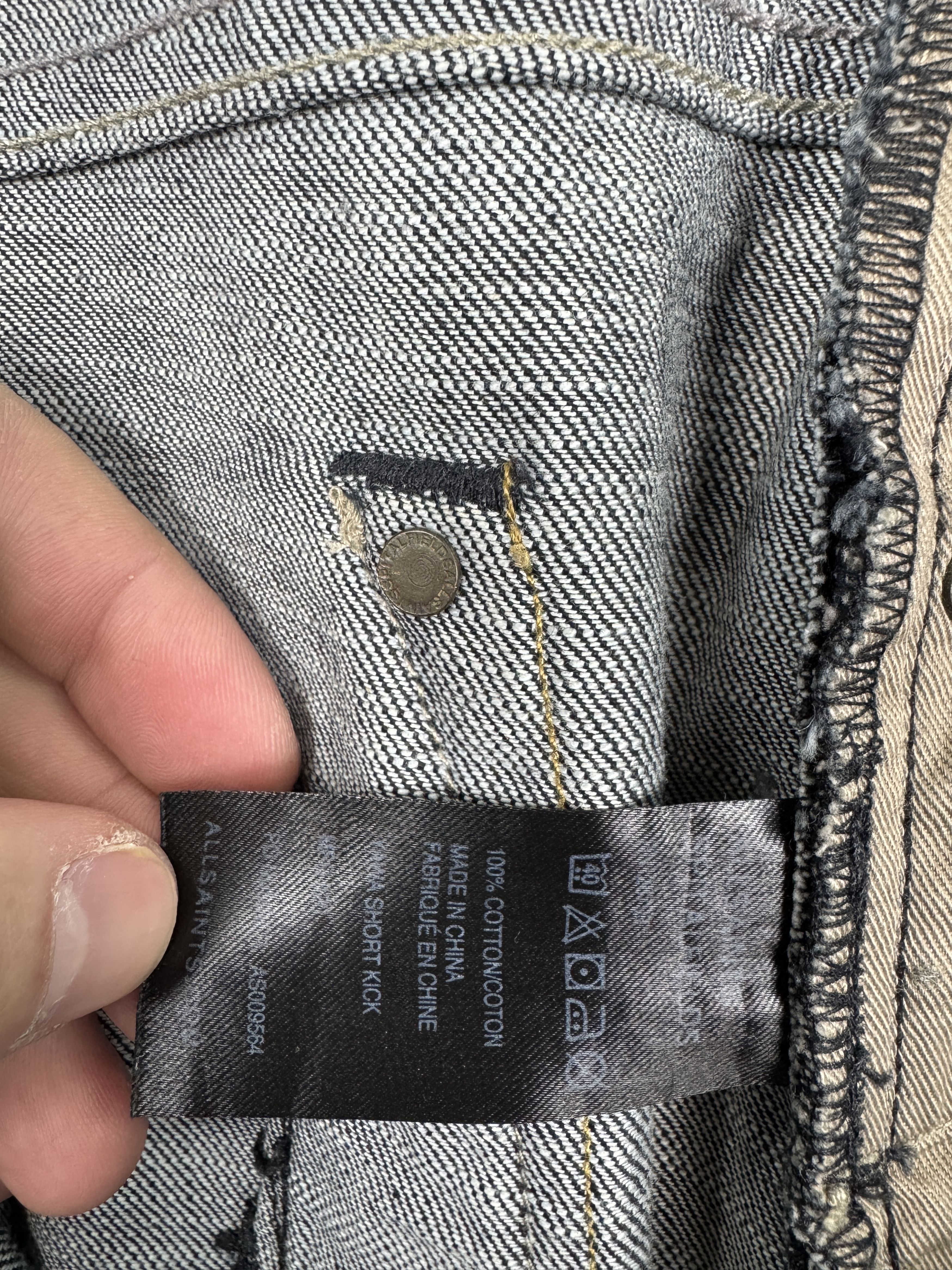 Allsaints AllSaints Denim Jeans Size US 32 / EU 48 - 9 Thumbnail