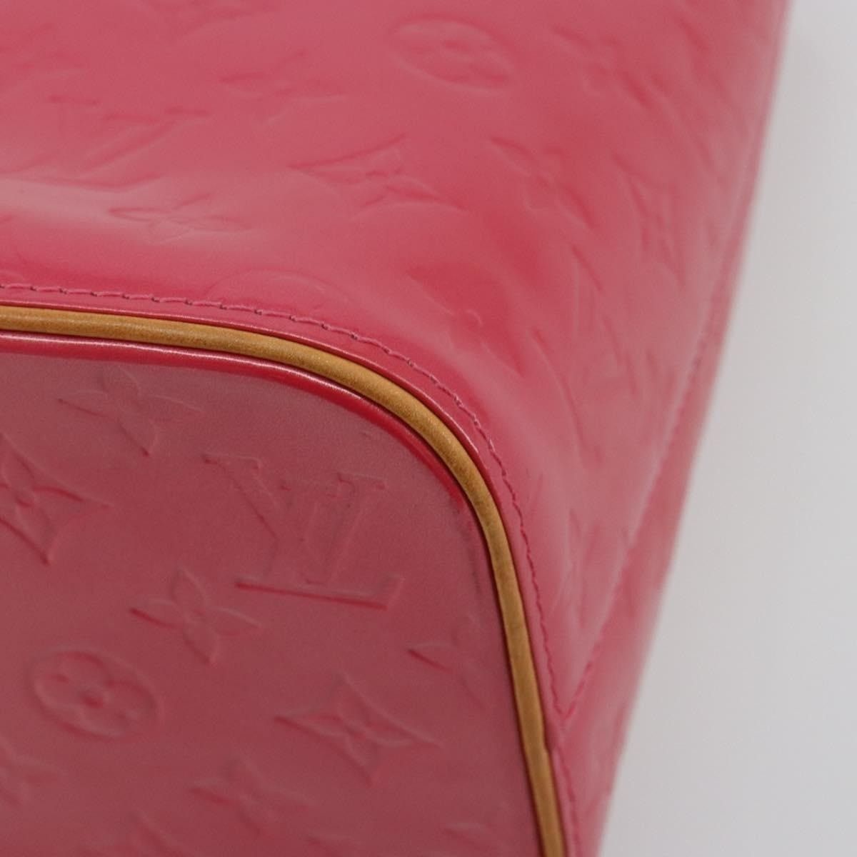 Louis Vuitton Louis Vuitton Monogram Vernis Houston Handbag Pink Size ONE SIZE - 4 Thumbnail