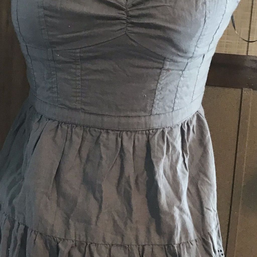 American Eagle Outfitters American eagle size X Small gray dress cotton tiered eyelet Size XXS / US 00 / IT 34 - 5 Thumbnail