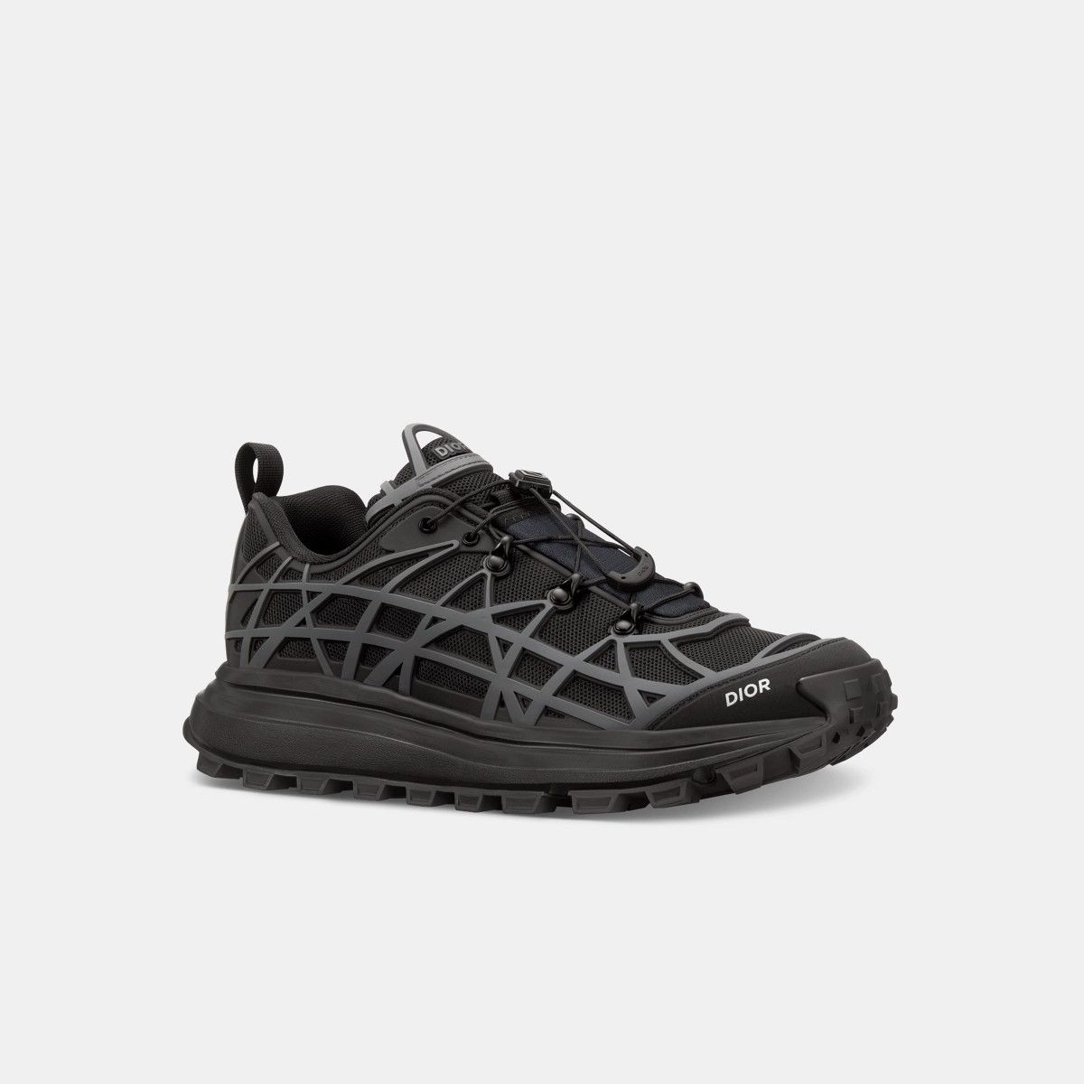 Dior o1bcso1str0125 B31 Runner Sneaker in Black Size US 7 / EU 40 - 2 Thumbnail