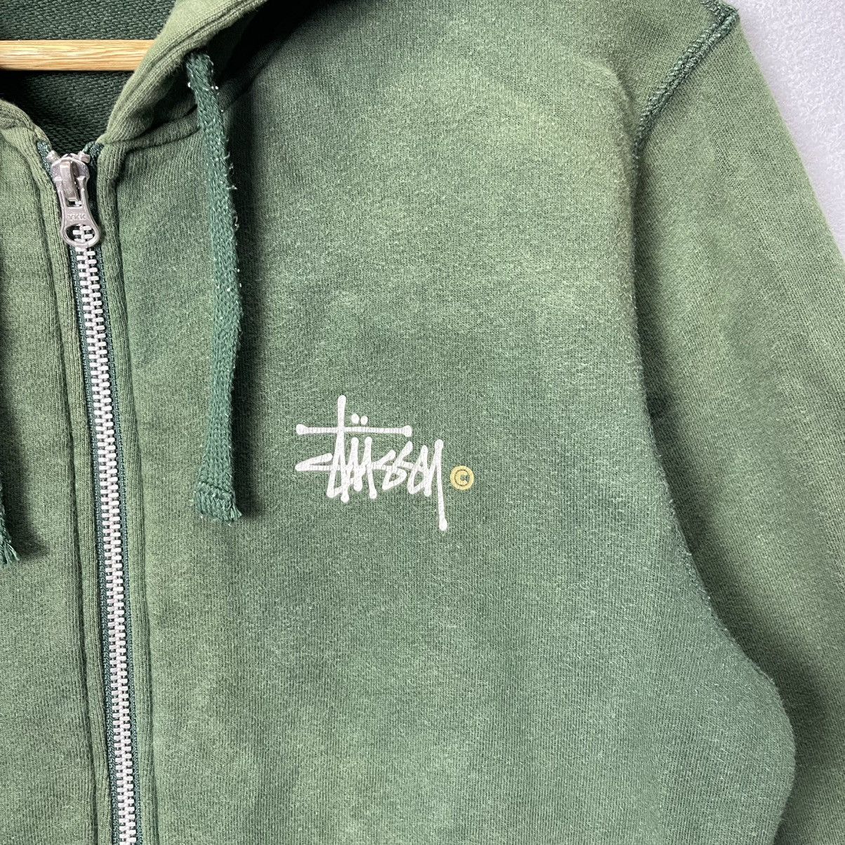Stussy Stüssy Full Zip Hoodie – Forest Green (S) Size US S / EU 44-46 / 1 - 5 Thumbnail