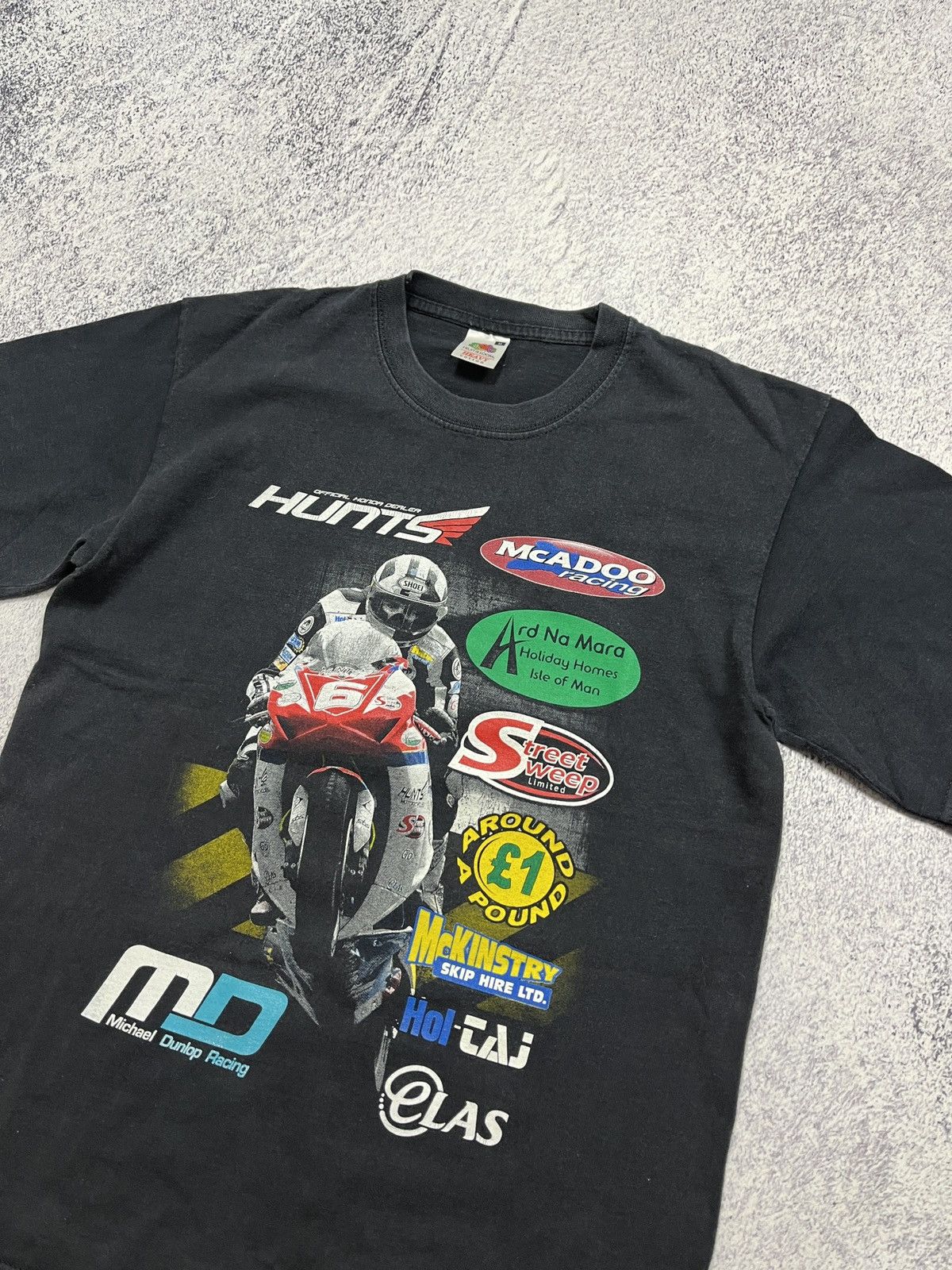 Vintage Vintage MD Racing TT Michael Dunlop Motorcycle T shirt Tee Size US S / EU 44-46 / 1 - 5 Thumbnail