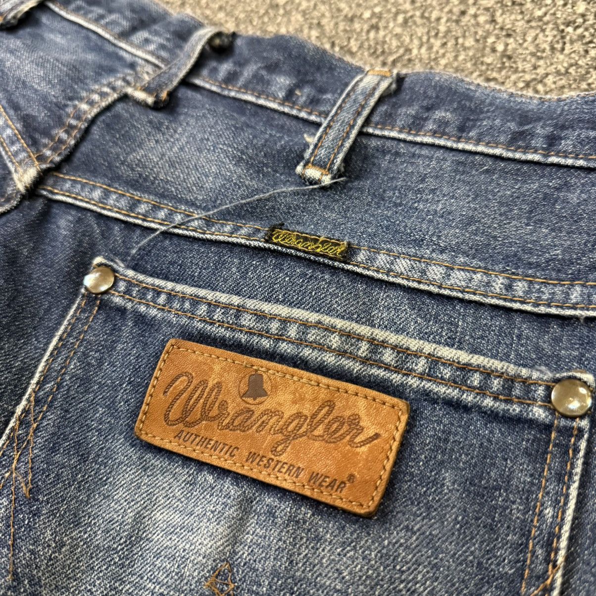 Wrangler Vintage Wideleg Wrangler Blue Bell Selvedge Aging Wash Denim Size US 32 / EU 48 - 12 Thumbnail