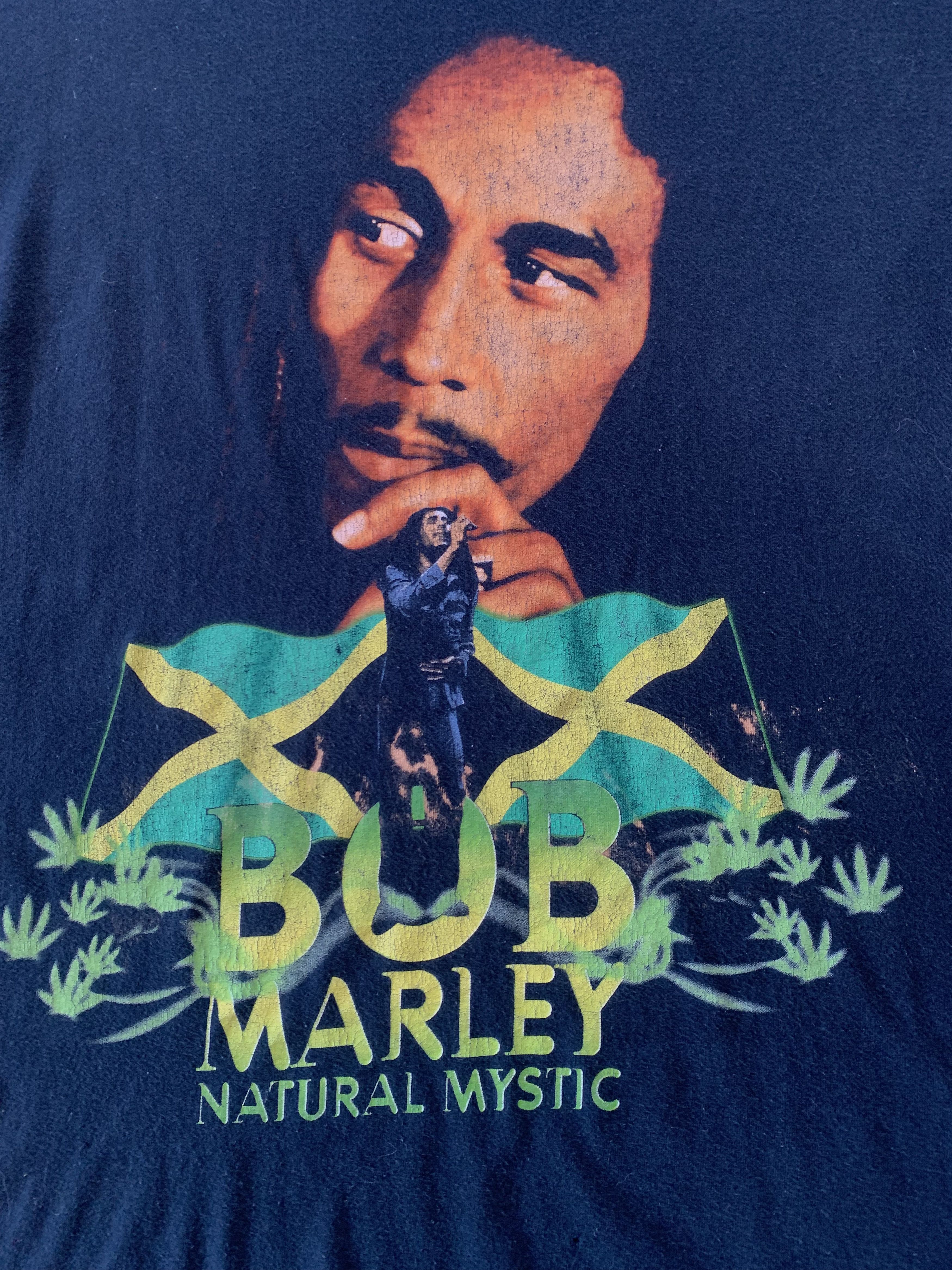 Bob Marley Gildan Vintage Bob Marley Natural Mystic T-Shirt Size US L / EU 52-54 / 3 - 5 Thumbnail