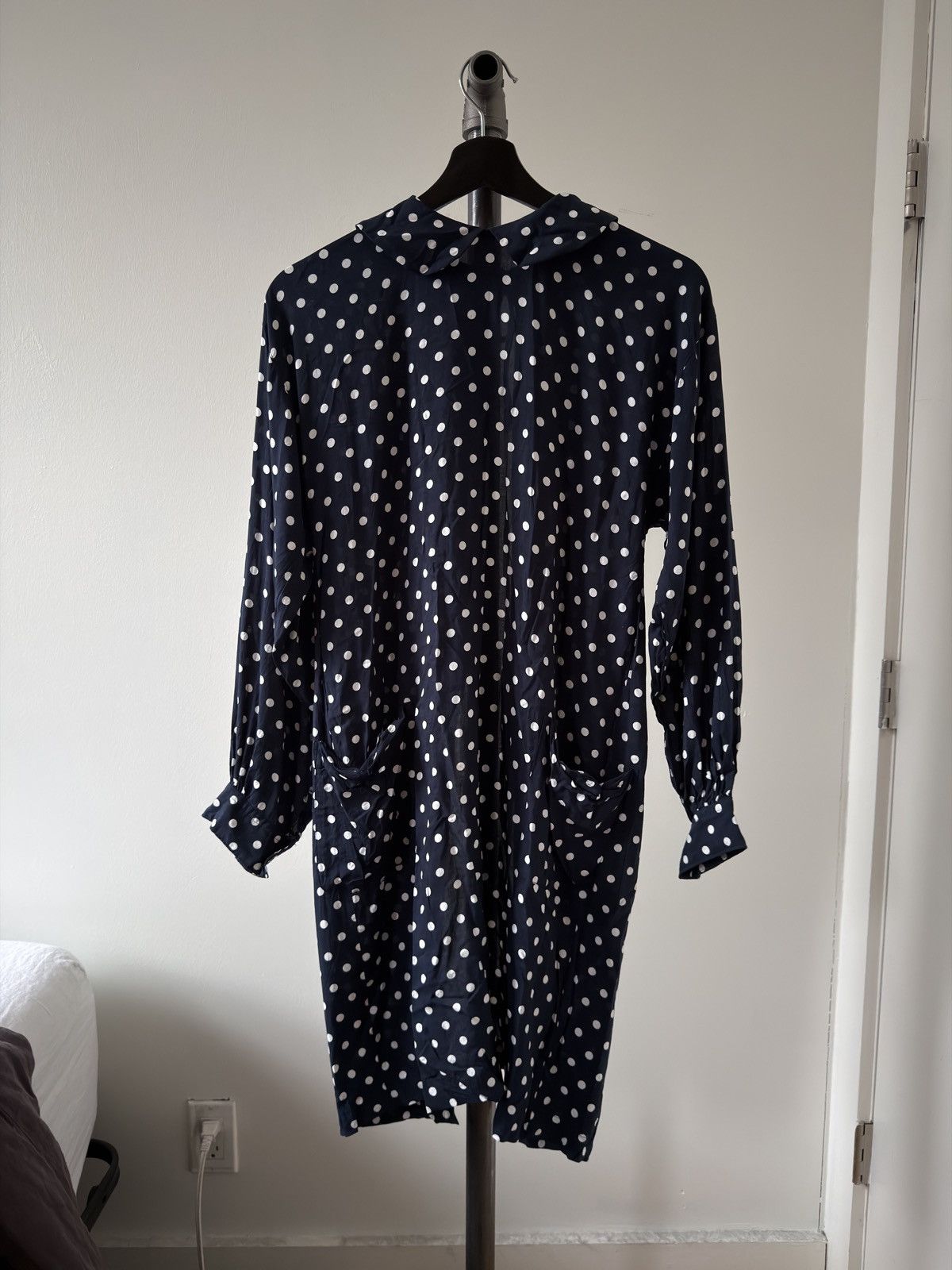 Comme des Garcons Polka Dot Peter Pan Collar Dress Size S / US 4 / IT 40 - 3 Thumbnail