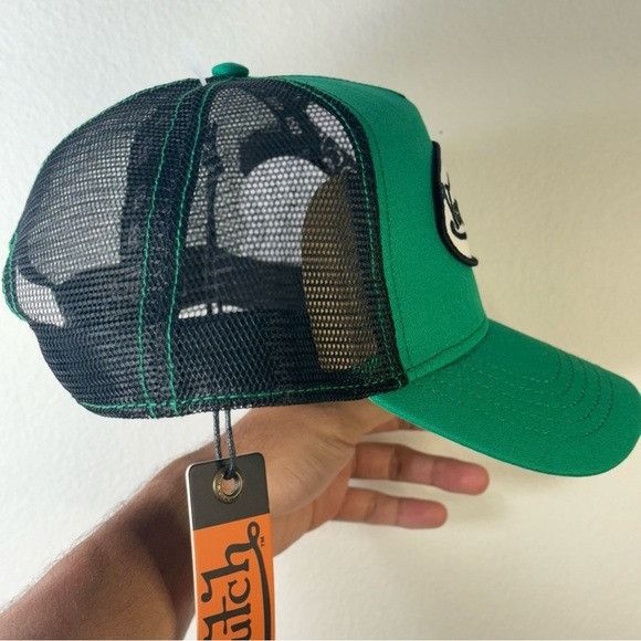 Designer × Von Dutch NWT VON DUTCH GREEN, BLACK & WHITE TRUCKER HAT Size ONE SIZE - 5 Thumbnail