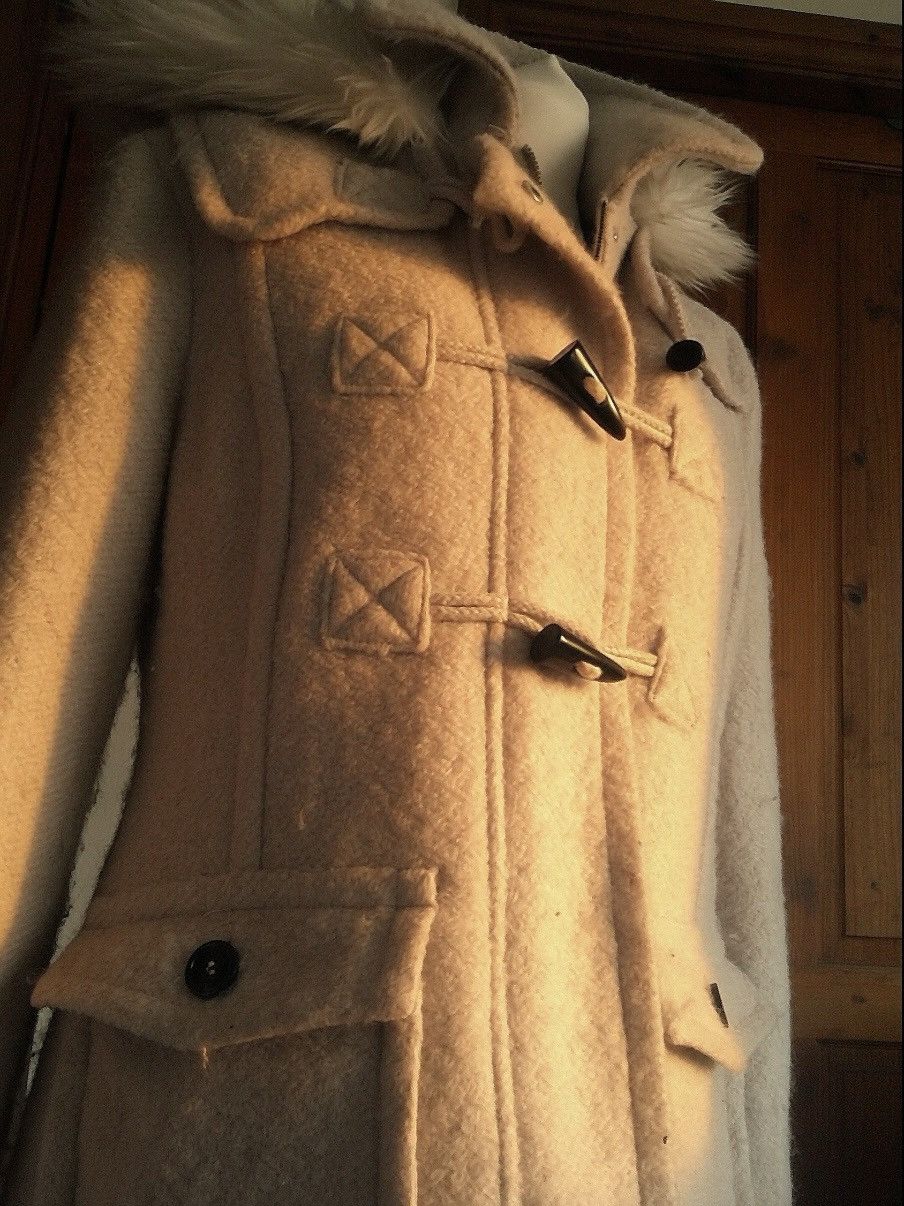 Vintage Pink Duffle Coat Size S / US 4 / IT 40 - 2 Thumbnail