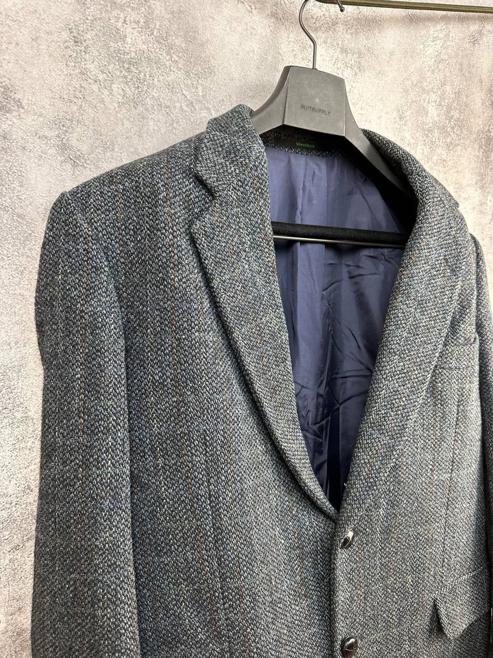 Harris Tweed Harris Tweed x Westbury Vintage Wool Blazer Jacket Size 48R - 3 Thumbnail