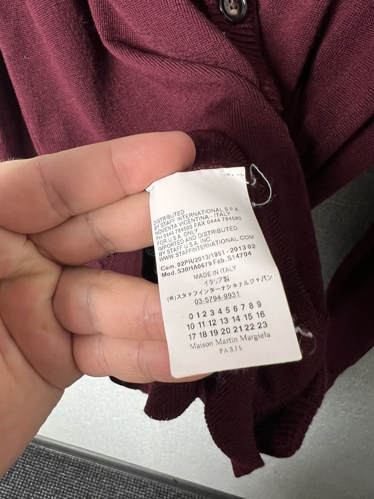 Maison Margiela Maison Margiela Shawl Collar Wool Button Cardigan Sweater Size US M / EU 48-50 / 2 - 16 Thumbnail