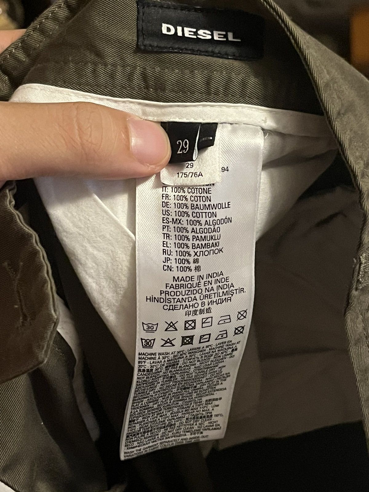 Diesel Diesel cargo pants Size US 29 - 6 Thumbnail