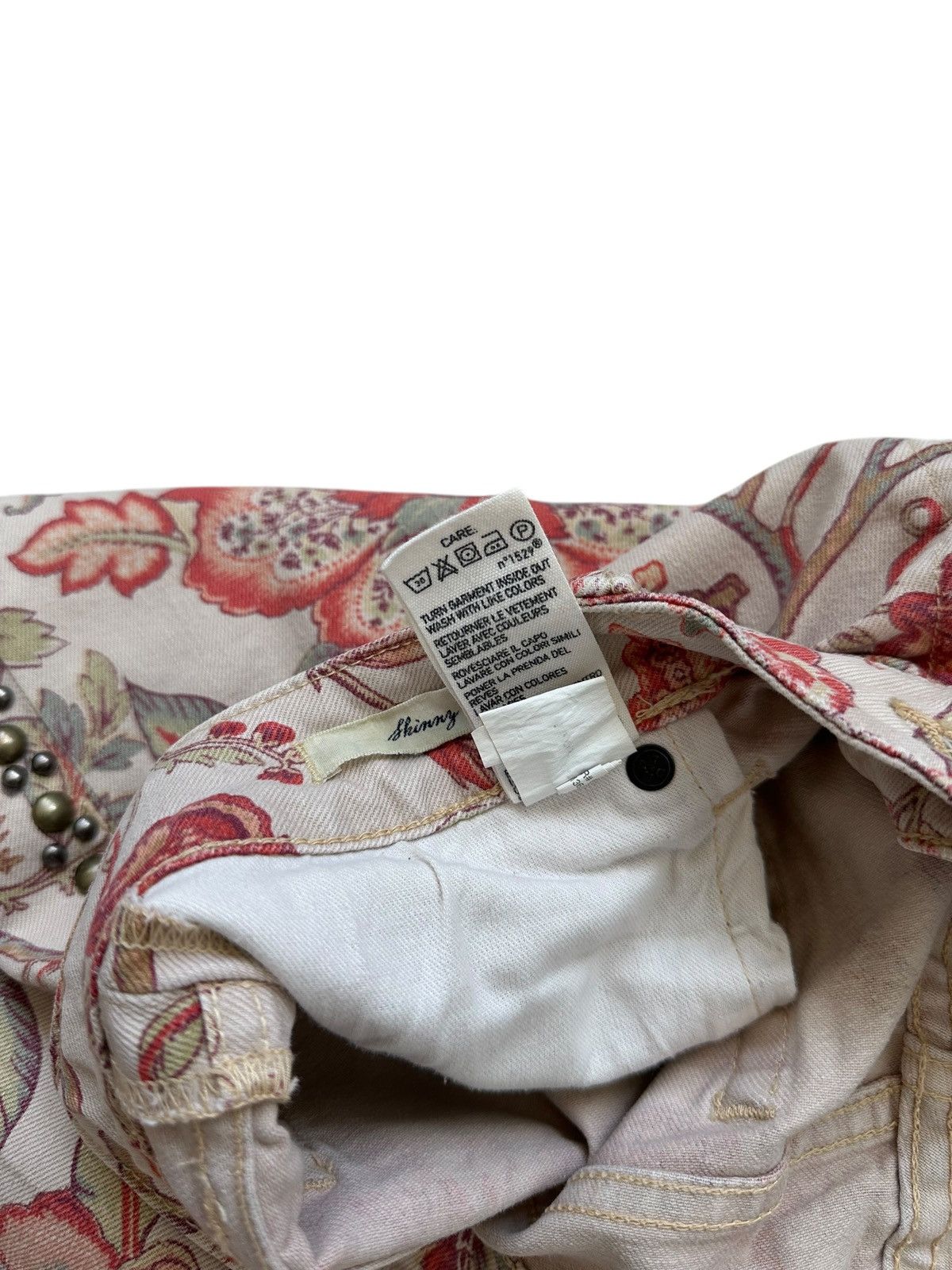 Denim & Supply Ralph Lauren Denim & Supply Ralph Lauren Floral Flowers Skinny Jeans Size 31" - 11 Thumbnail