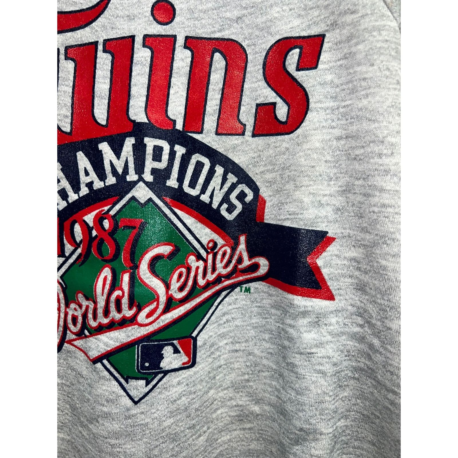 Vintage Vintage Minnesota Twins Sweatshirt 1987 Champion 80s Large Size US L / EU 52-54 / 3 - 4 Thumbnail