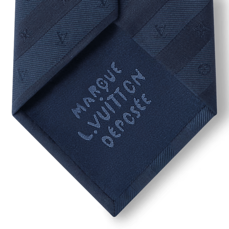 Louis Vuitton Monogram Stripy Tie Size ONE SIZE - 4 Thumbnail